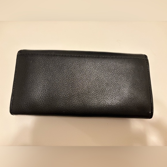 Michael Kors Fulton Flap Continental Wallet - Black Leather - Picture 5 of 6